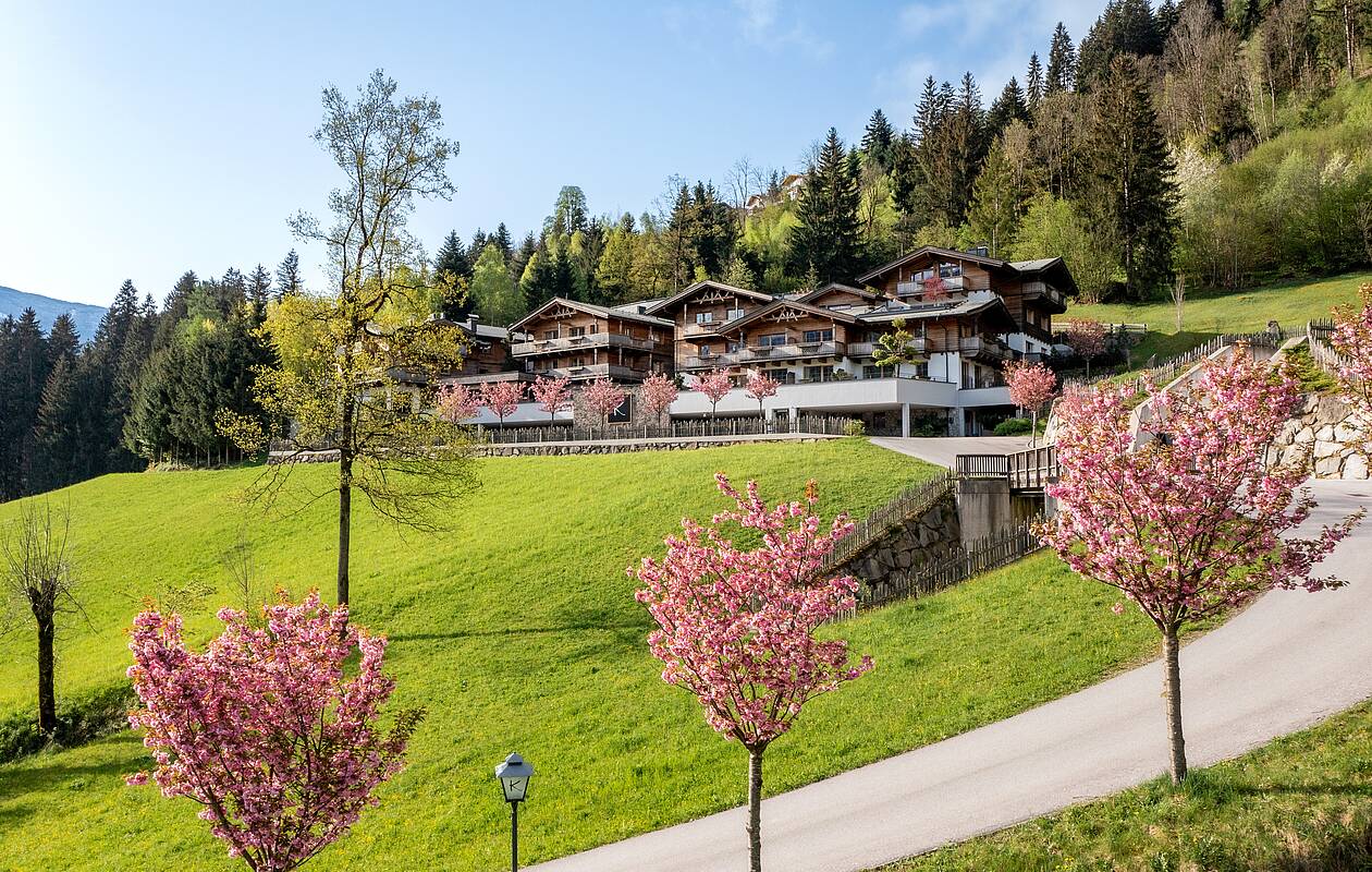Frühling im Zillertal in Tirol im Naturhotel Kaltenbach